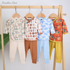 Conjuntos de ropa para bebés, niños y niñas, con sombrero, nuevo diseño, 100% algodón, textura suave, pelele de manga larga para bebé, estilo de botón