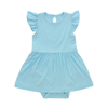 Vestido con volantes para niñas, Color sólido, transpirable y con textura Extra suave, encantadores vestidos de Boutique de verano al por mayor