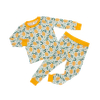 Tops de manga larga, pantalones largos, tejido de viscosa de bambú de alta calidad, ropa de 2 piezas, conjunto de ropa de invierno para bebés y niños