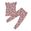 Diseño de verano, ropa para niñas pequeñas, Tops sin mangas con volantes dulces y pantalones largos, conjuntos de ropa de 2 piezas para niños