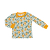 Tops de manga larga, pantalones largos, tejido de viscosa de bambú de alta calidad, ropa de 2 piezas, conjunto de ropa de invierno para bebés y niños